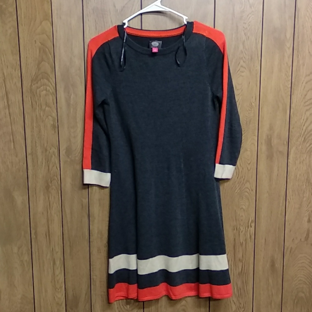 Vince Camuto Small Sweater Dress Mid Length Sleeve